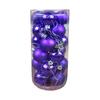 Decorative Christmas Tree Pendants 24pcs/box Glitter Powder Ball Pendant Ornament Christmas Baubles Balls Ornaments Gift