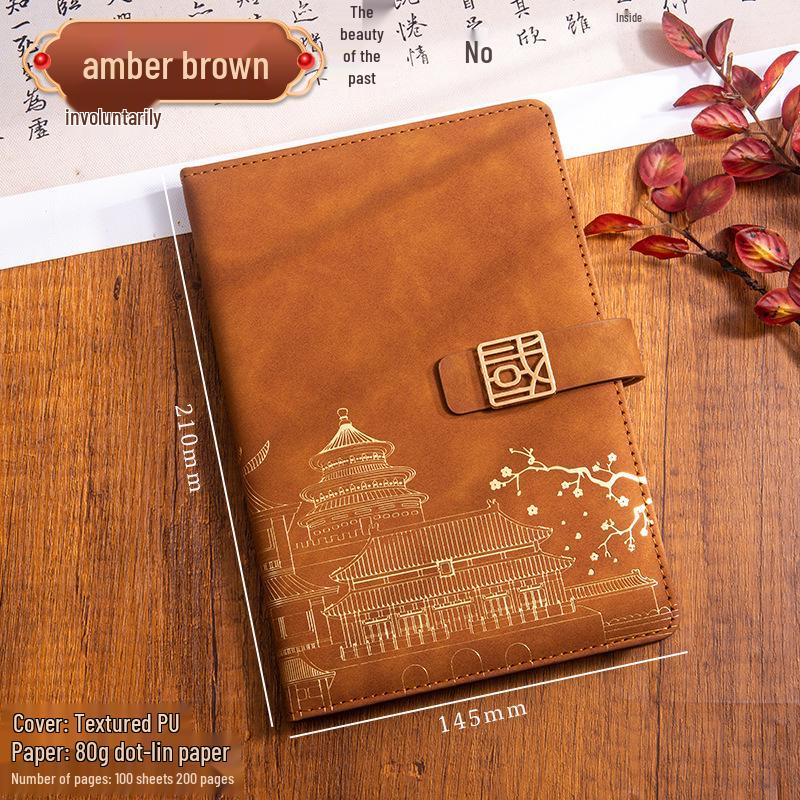 A5 Chinese Trendy Notebook Set - Palace Museum Cultural Souvenir Stationery Gift