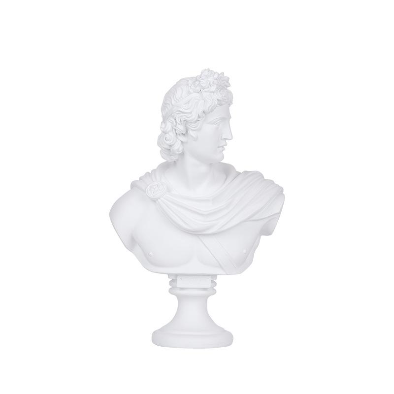 Скандинавский стиль портрет Давида скульптура орнамент, голова персонажа, смола для гостиной-подобного офиса в подарок  bir  ручная работа орнамент