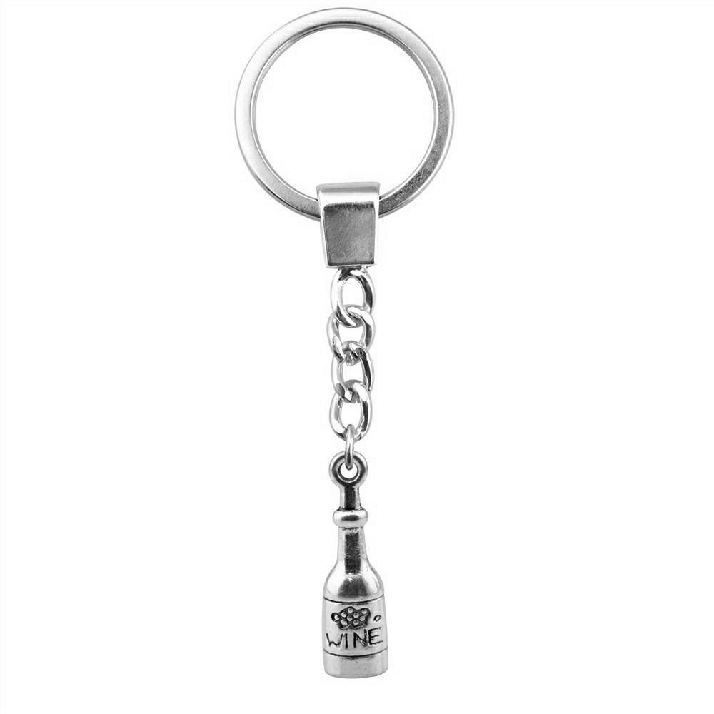 Christmas Snowman Charm Keychain Winter Holiday Key Ring 30mm Ring