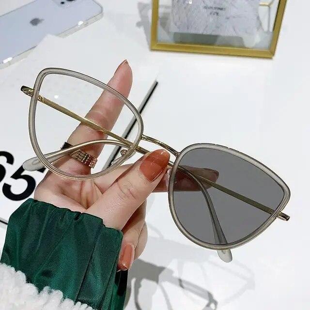 Fashion High-definition Blue Light Resistant Lenses Men's and Women's Cat Eye Anti Blue Light Glasses Wholesale