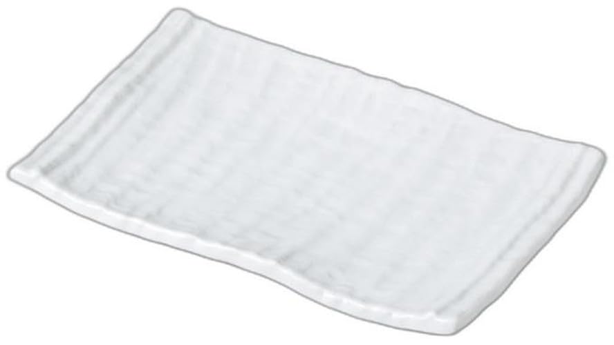White Matte Yakitori Plate X 13 X Yakitori Plate Setomonohonpo [20.8 2.8cm]