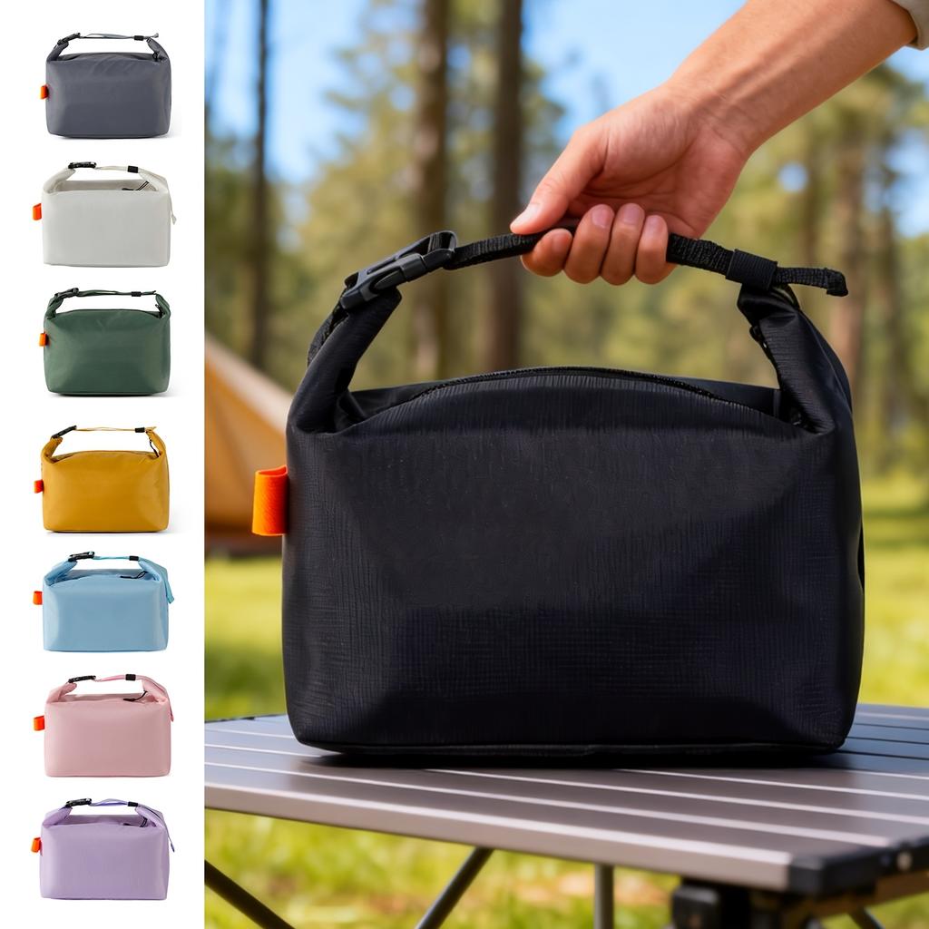 Large Capacity Insulated Cooler Bag - Portable Aluminum Foil Heat Preservation, New Models for 2026, Ideal for Outdoor Travel, Camping, Essentials