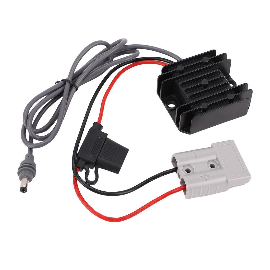 Power Cable Converter Fit for 50A 12V to 30V Boost Power Adapter with Waterproofing Port
