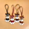 Fashionabel Schnauzer Dog Keychain Charm Pendant Adds Personality To Your Everyday Accessories Daily Use Casual Wear