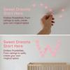 100pcs Night Glow Decor PP Luminous Star Sticker Pink, Color Mixing 1.18 in Glow in Dark Sticker star 3D Star Wall Decal Wall