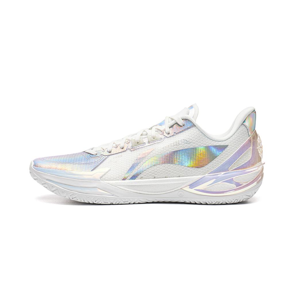Li Ning Blade 6 V2 Abrasion Resistant Cushioning Low Top Basketball Shoes Unisex White ABAW059-2