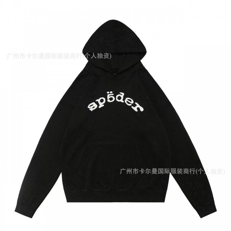 Sp5der Streetwear Hoodie Couples Unisex Oversized Cotton Pullover Sweatshirt Winter Casual Hip Hop