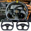13inch Car Steering Wheel Universal 320mm PVC Aluminum Racing Sport Steering Wheel Fit To Most Cars Modification Accessories