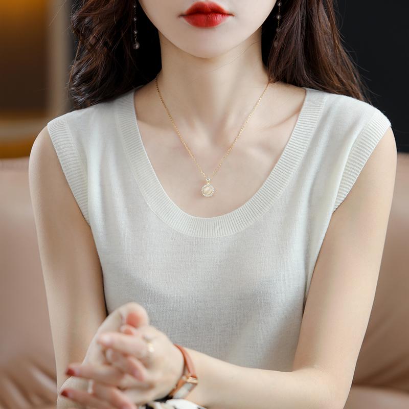 

Летняя рубашка для женщин - 50% шелковая смесь Mulberry | Не мнется и защищает от ультрафиолета | Роскошный легкий топ M белый