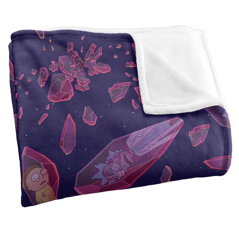 Rick And Morty Time Crystal Blanket