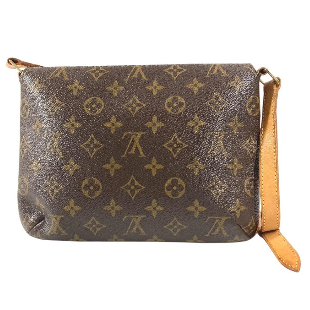 Louis Vuitton M51257 Monogram Musette Tango Shoulder Bag MonogramCanvas Brown