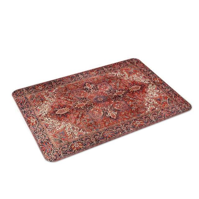 Fußmatte im Perserteppich-Stil, Fussmatte, Heimdekoration, Badezimmerdekoration, Zubehör, Fußmatte, Teppiche, Teppich, Toilette, rutschfeste Teppiche 40X60CM