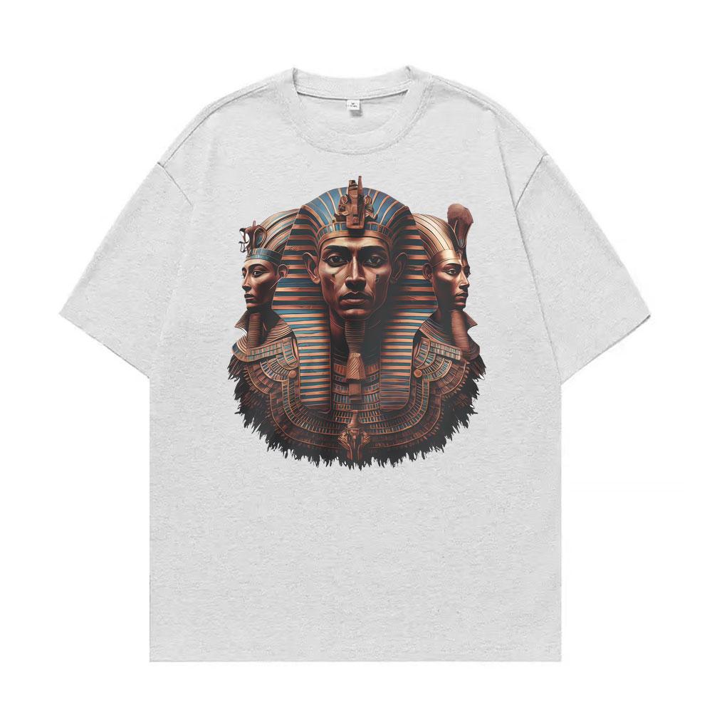 Egyptian Pharaoh Graphic Ancient Egypt Art Meme Tee Shirt Men Women Harajuku Vintage Fashion Humor Tshirts Short Sleeve T Shirt
