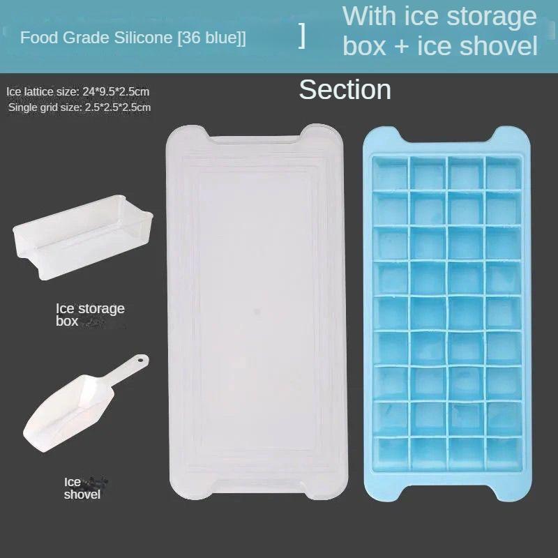Forma do kostek lodu z żelu krzemionkowego, jadalna, domowej roboty kostka lodu, mała kostka lodu, kreatywna, zamrażarka.