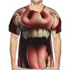Men's Retro 3D Graphic Print T-Shirt - Perfect for Daily Wear and Vacation