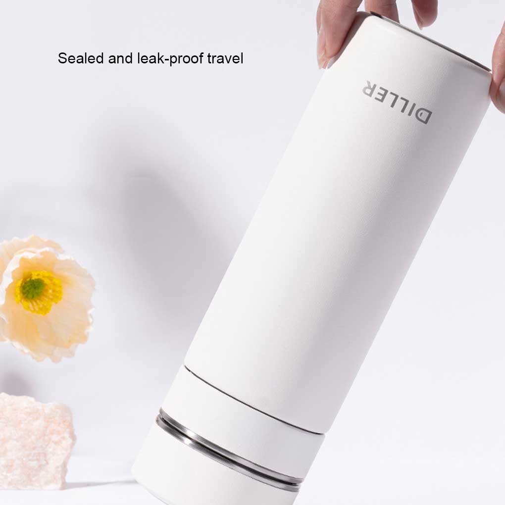 Men Vacuum Portable Replacement Wide Mouth Solid Color 280ml Home Office Vacuums Water Bottle Flask Gift with Tea Filter