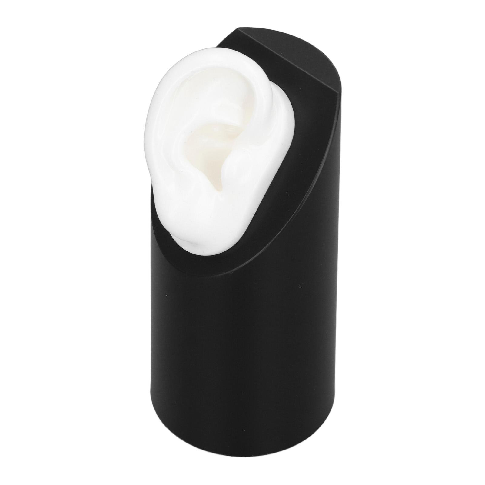 

Мягкий силиконовый гибкий манекен, часть тела, дисплей, модель правого человеческого уха, симуляция для демонстрации украшений для ушей белый