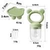 Set di Ciucci Frutta in Silicone per Svezzamento - Kit Strumenti per Mangiare Integratori Alimentari per Neonati