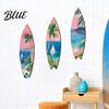 Coastal Home Decoration Decor Sign Wall Wooden Art Hawaiian Surfboard Tropical Beach Summer Aloha Theme Hanging Plaque Sign for