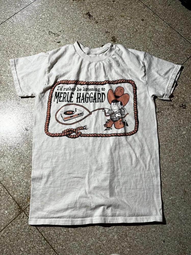 

Rare Merle Haggard Country Graphic T-shirt S to 5XL ZL593 Unisex T-Shirt M