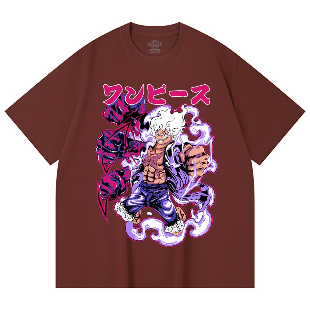 230 Gsm 100% Cotton One Piece V28 Nika Print Unisex Heavy Cotton T Shirt