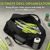 Large Capacity Grill Tool Storage Bag BBQ Tool Storage Bag  BBQ Accessories Storage