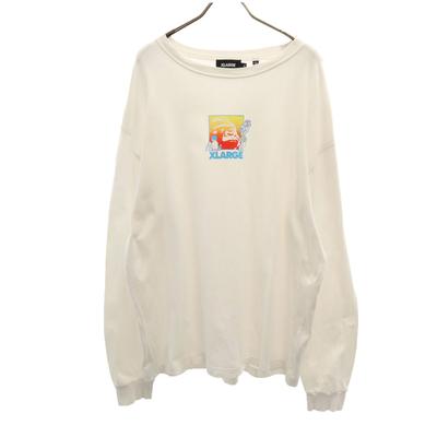 Long Sleeve T-shirt XL White Ron T Men's Used