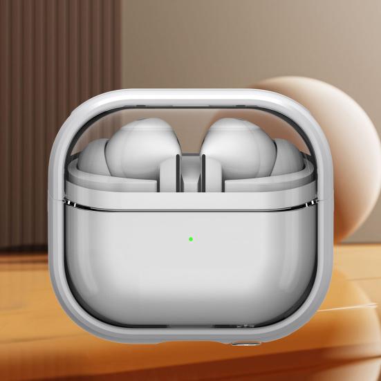 Étui pour Écouteurs pour Galaxy Buds 3/3Pro Antichoc Compatible Bluetooth Écouteurs Sans Fil Étui de Chargement Housse Transparent Coque de Protection pour Écouteurs