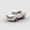 MOC Mini Classic Car Vintage City Vehicle Building Blocks Brick Racing Supercar Creative Garage Kids Toys Gift