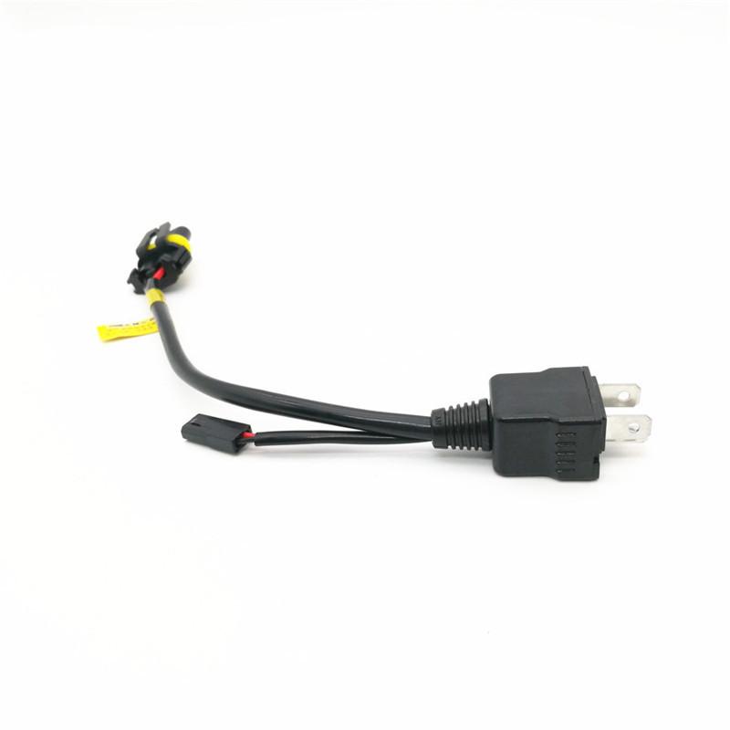 HID Xenon bulb H4 H/L wiring harness controller H4 flexible small relay cable wires H4 Bi-xenon small cable wires