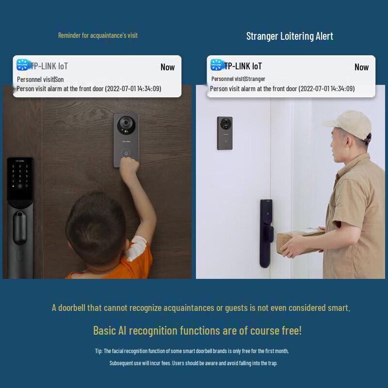 TP-LINK TL-DB54C Wireless Smart Video Doorbell Camera (CN version)