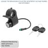 2 Key Key Switch With Lock Key 5pin Finger Trigger Universal Ignition Barrel  Electric Scooter