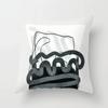 Nordic Style Green Geometric Abstract Retro Cushion Cover Suitable For Living Room Decoration With Zipper Pillowcase