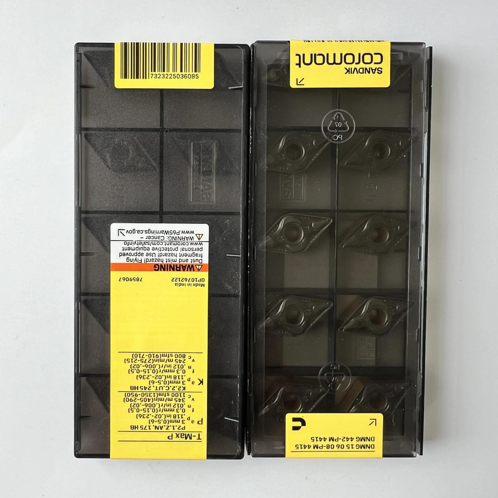 

Original Sandvik / DNMG150608-PM 4415 / CNC lathe carbide blade 10 Pcs