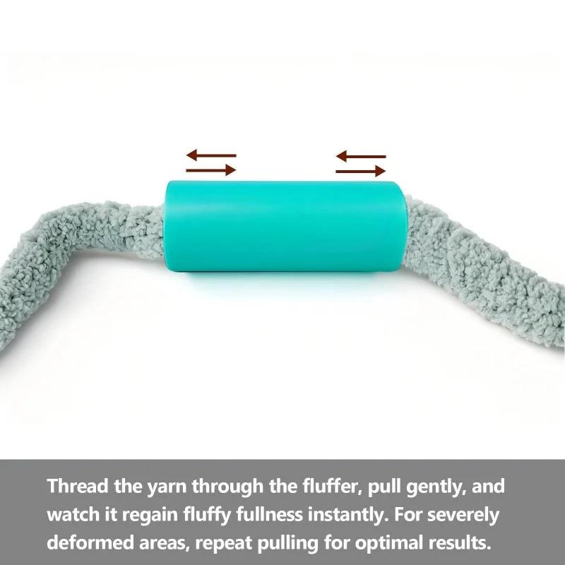Strumento per Infeltrimento Filato per Filato Chenille Grosso Fluffing Efficiente Accessorio per Ravvivare Lavorazione a Maglia Uncinetto Jumbo Grosso
