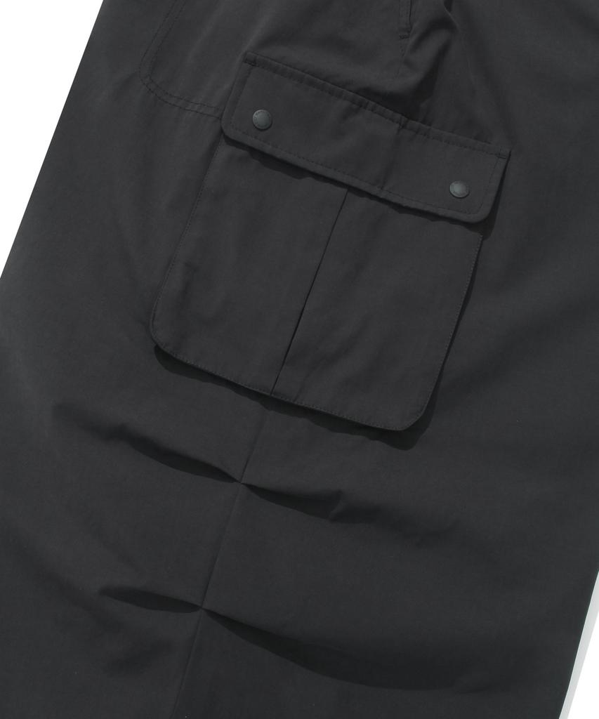 Covernat Woman Parachute Cargo Skirt Black