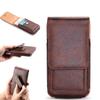 Uniwersalna Skórzana Saszetka/Etui 6.3/5.5/4.7 cala na Pasek do iphone 16 Pro Max 15 Plus 14 13 12 11 Pokrowiec z Klipsem
