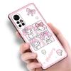 Kuromi Melody Černý Silikonový Kryt na Telefon Pro Honor 70 90 Lite X40 GT X50 i X5 Plus X6A X6S X7A X8A X8B X6 X7 X8 X9 4G X9A X9B 5G