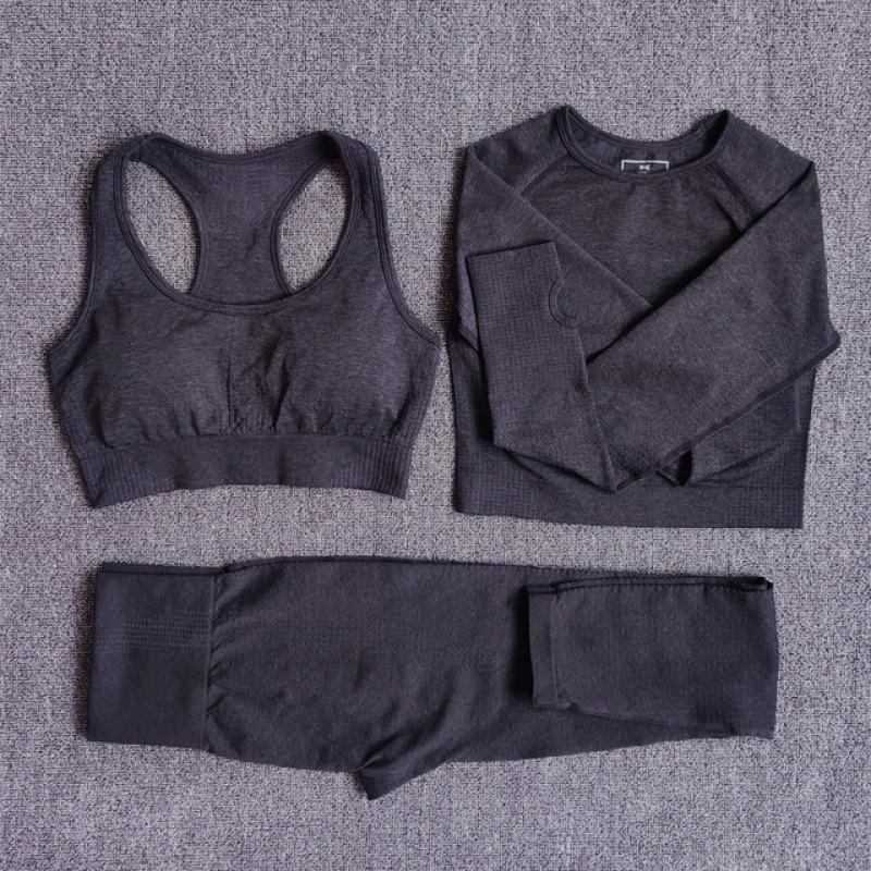 Seamless Women's Yoga Set: 2/3/5PCS Workout Sportswear
