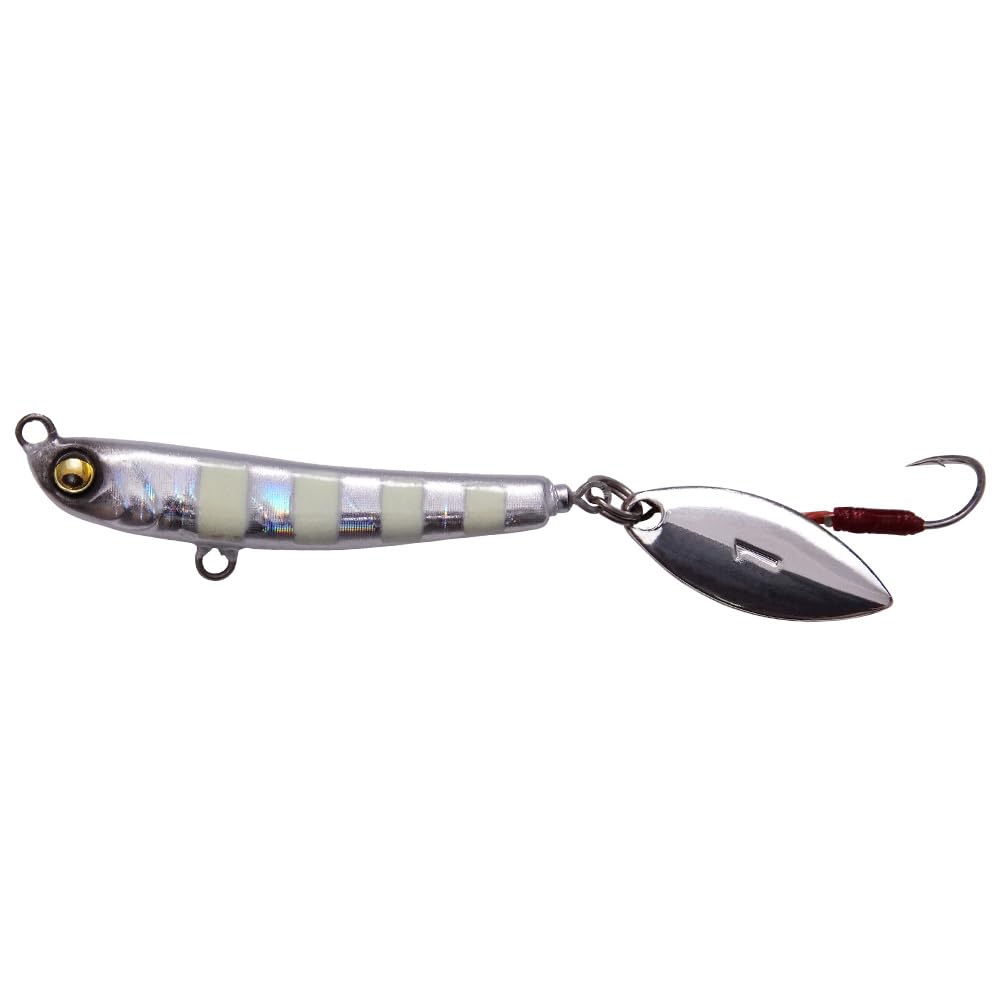 Megabass Makippa 5g Blade Jig Glow Zebra