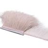 1Meter Natural Fluffy Ostrich Feathers Trim 8-10Cm Red Ostrich Plumes Craft Ribbon For Wedding Dress Sewing Clothing Decoration