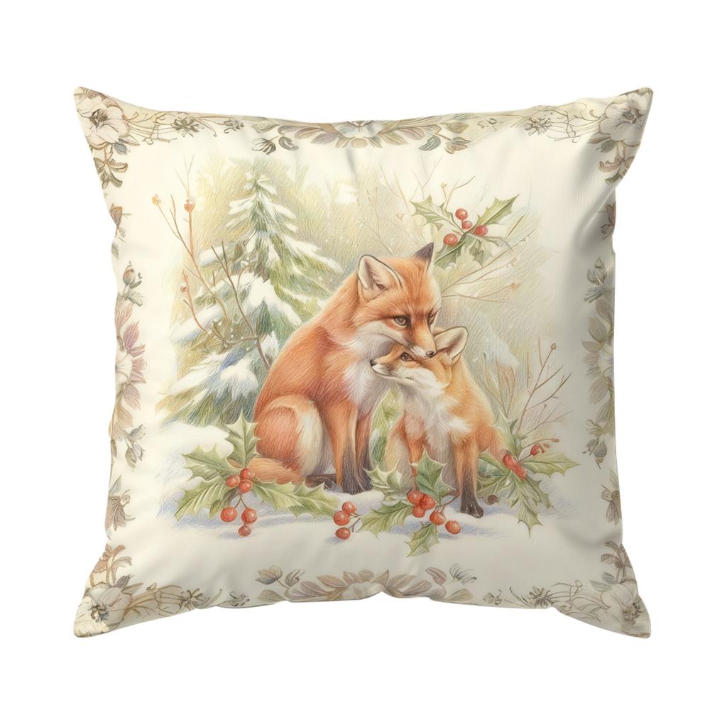 Forest Wildlife Pattern Cushions Pillowcase Polyester Cushion Cover Throw Pillow Pillowcover Home Car Sofa Decor