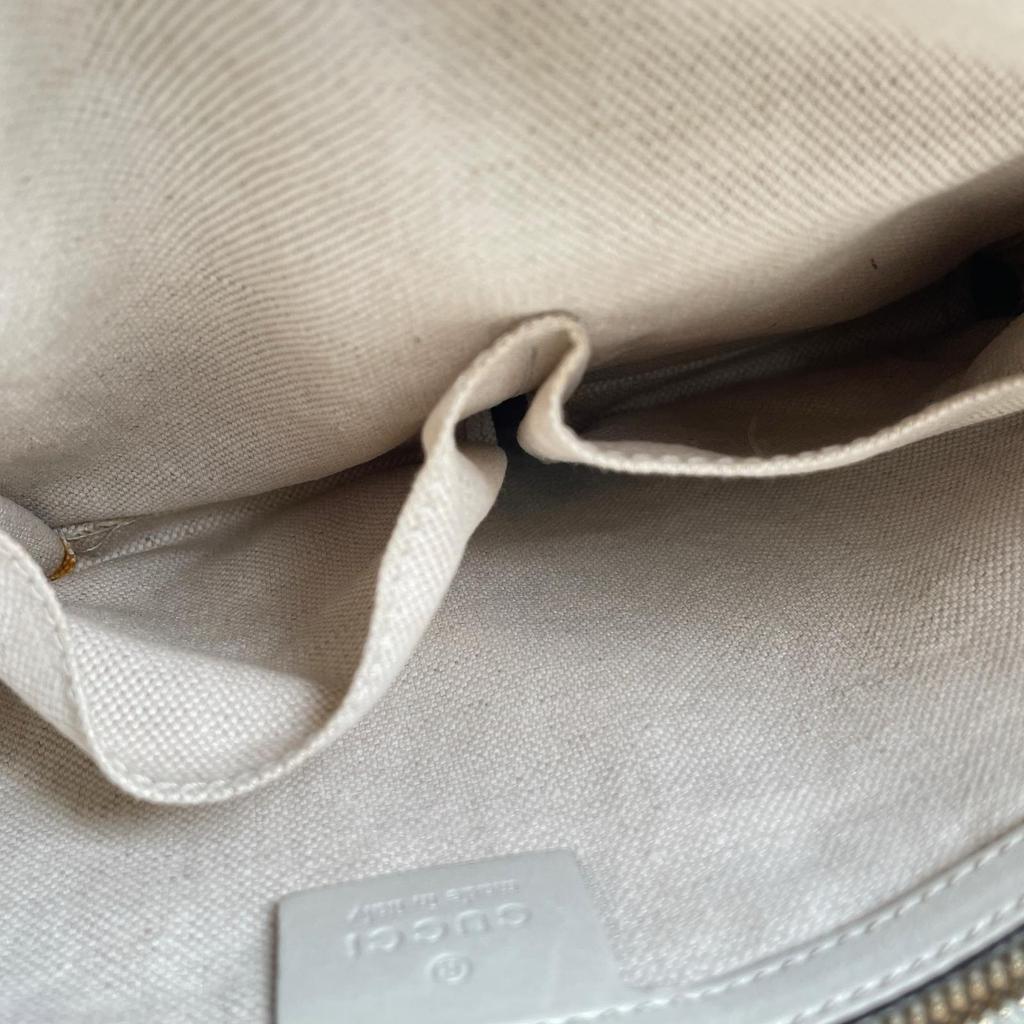 Gucci Sherry Line 254065 Shoulder Bag Beige Women Used