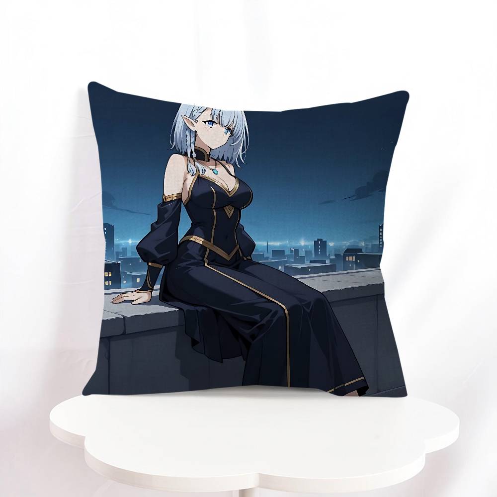 The Eminence In Shadow Cover With Short Plush Print For Living Room Sofa Decoration Cushion Cover Pillow Covers