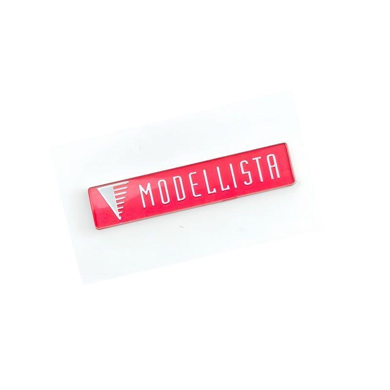 1Pcs MODELLISTA Emblem Logo Rear Trunk Front Grill Fender Side Badge Sticker Styling Accessories