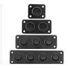 12V 1-4 Gang Universal Kippschalter Panel USB Auto Boot Marine RV Lkw Blau LED Styling Zubehör marine Wippschalter