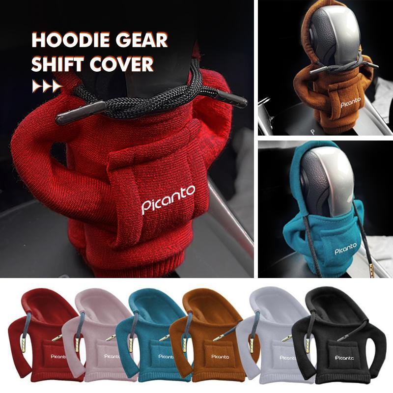 AEK4 Car Gear Shift Cover Shift Hoodie Lever Handle Kit Creative For KIA Soul Picanto Stonic Venga Sorento Forte