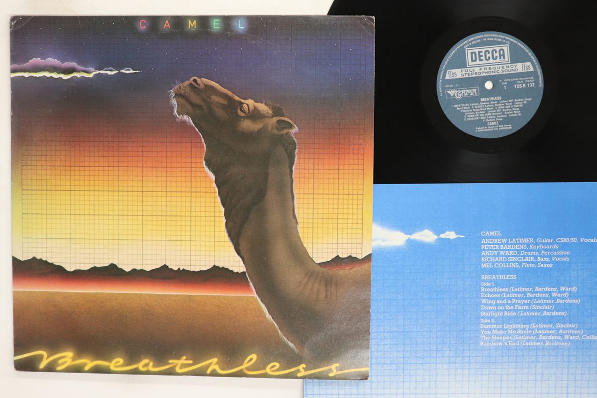 

LP Record CAMEL Breathless TXSR132 DECCA 1978 UK Rock Used