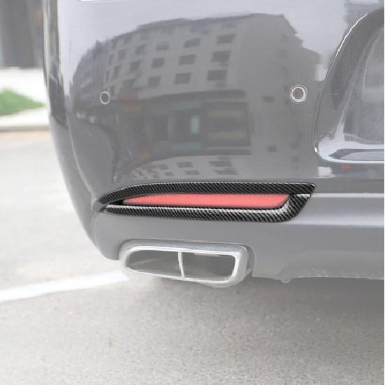 Car Rear Fog Light Lamp Cover Trim For Chrysler 300 2015- Accessories Carbon